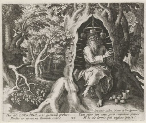 Saint Andrew Zoërardus as a Hermit