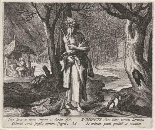 Saint Dominic the Armored as a Hermit