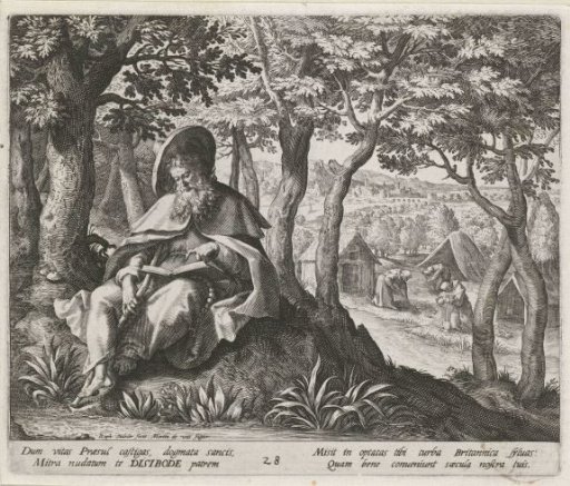 Saint Disibod as a Hermit