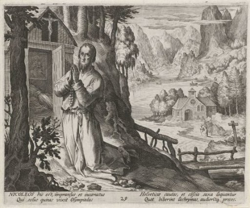 Saint Nicholas of Flüe as a Hermit