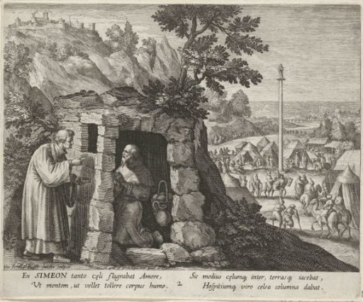 Saint Simeon Stylites as a Hermit