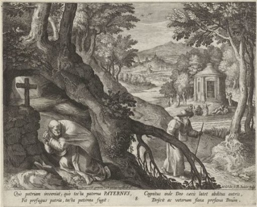 Saint Paternus as a Hermit