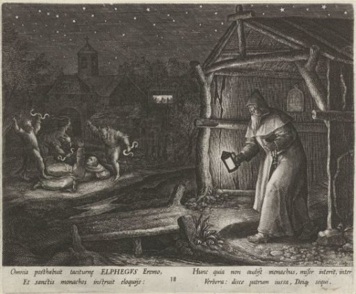 Saint Alphege of Canterbury as a Hermit