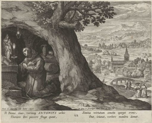 Saint Anthony of Padua as a Hermit