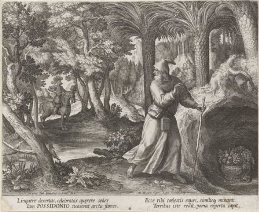 Saint Possidius as a Hermit