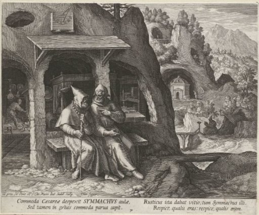 Saint Symmachus as a Hermit