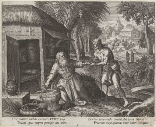 Saint Lucius as a Hermit
