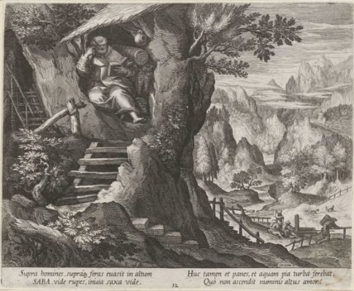 Saint Sabas as a Hermit