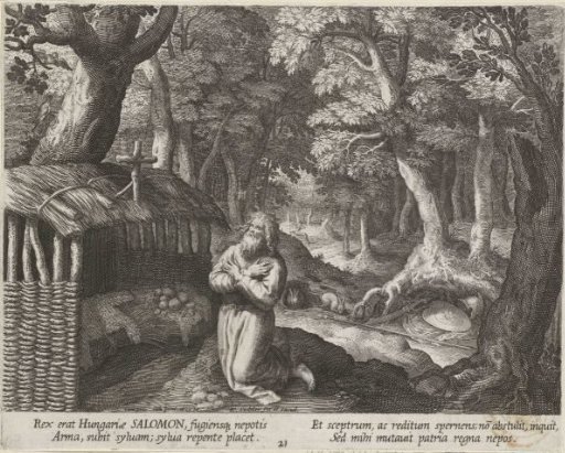 Saint Solomon as a Hermit
