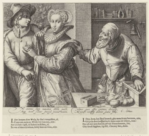 Young Couple and an Old Man with a Money Chest ('Unequal Love')
