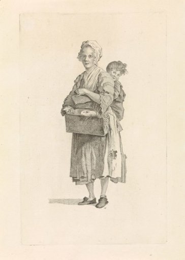 Woman and child with a guinea pig