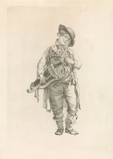 Hurdy-gurdy player