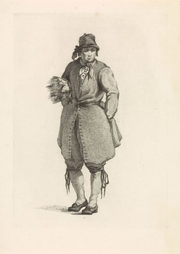 Peasant with a sheaf of corn under his arm