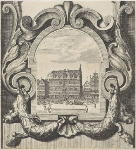View of the Bread House in Brussels