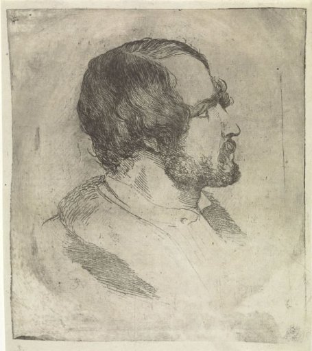 Portrait of printmaker Alexander Schaepkens