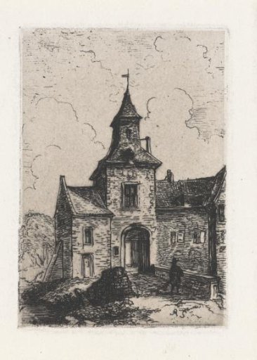 Entrance gate to a castle
