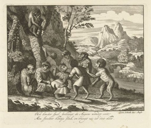 Monkeys playing the pat-a-cake game