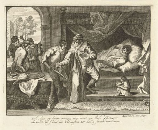 The Monkey on his Sickbed