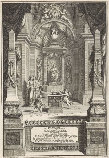 Monument in honor of the marriage of Nicolaas de Vicq and Maria Jacoba van Riet