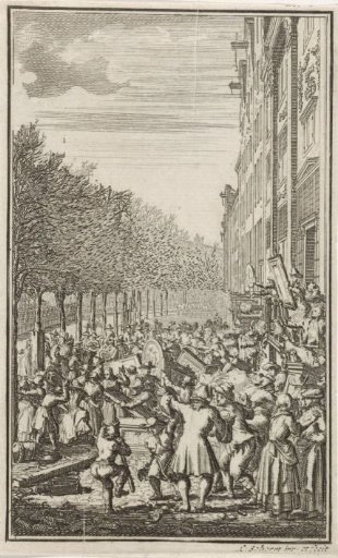 Plundering of the house of Mayor Boreel during the Aansprekers Uprising, 1696