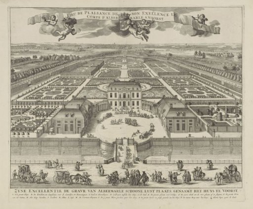 View of the House De Voorst at Eefde