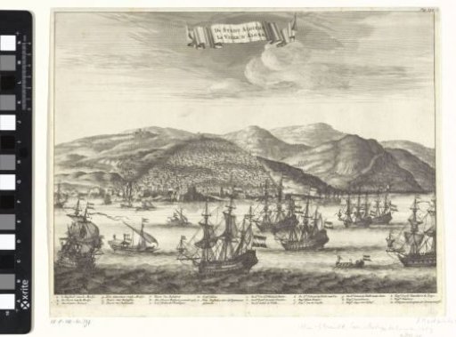 The Dutch Fleet under Michiel Adriaenszoon de Ruyter off the City of Algiers, 1662