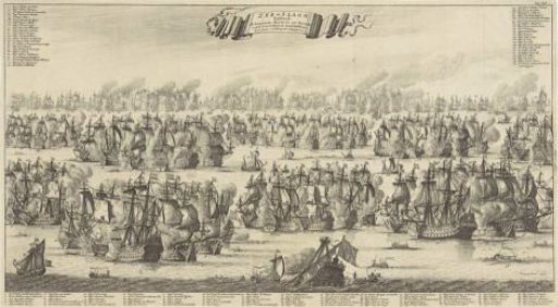 Sea Battle at Kijkduin, 1673