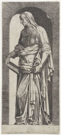 Older Sibyl with a book in her hand