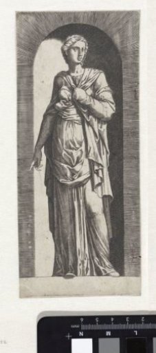 Sibyl pointing with her right hand