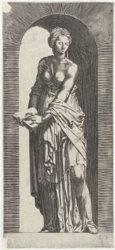 Sibyl with a book in both hands