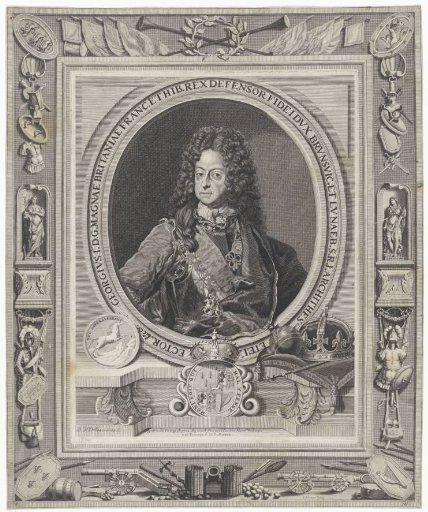 Portrait of King George I of Great Britain