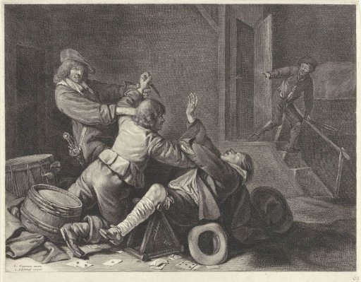 Fight in an Interior