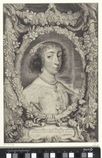 Portrait of Queen Henrietta Maria of England