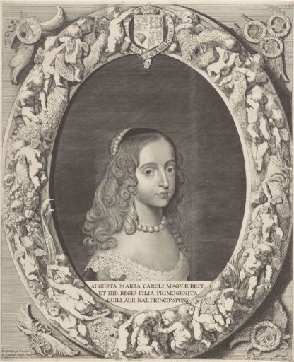 Portrait of Maria Henrietta Stuart, Princess of Orange and Wife of William II