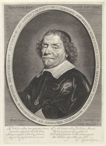 Portrait of Daniel Heinsius