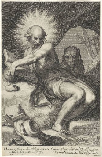 Saint Jerome in a Cave