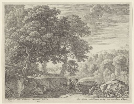 Holy Family with Donkey and Cherubim