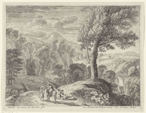 Joseph Helps Mary from the Donkey