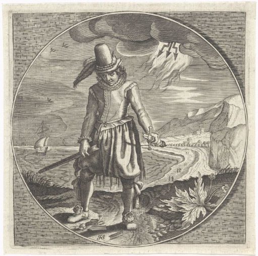 Man with a broken sword