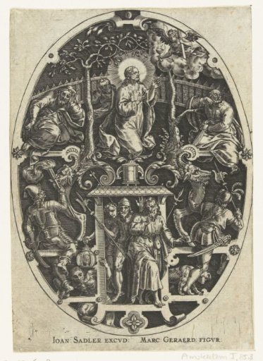 Christ praying in the Garden of Gethsemane