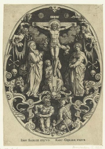 Crucified Christ with Mary, Mary Magdalene, and John