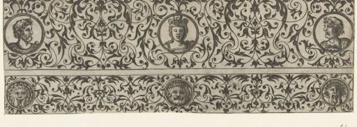 Two Friezes with Arabesques