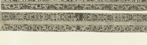 Four Friezes with Arabesques
