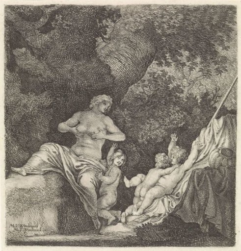 Woman with Three Children