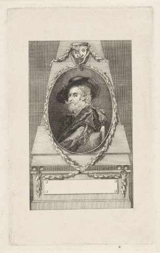 Portrait of Rubens on a column