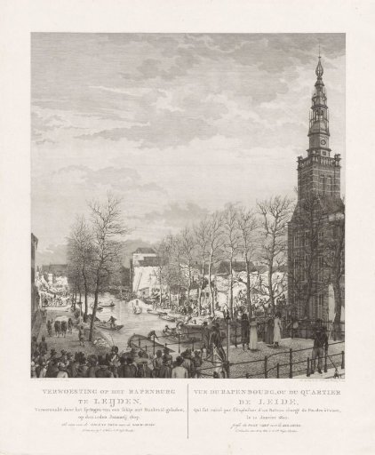 Devastation on the Steenschuur after the Leiden Gunpowder Disaster, 1807