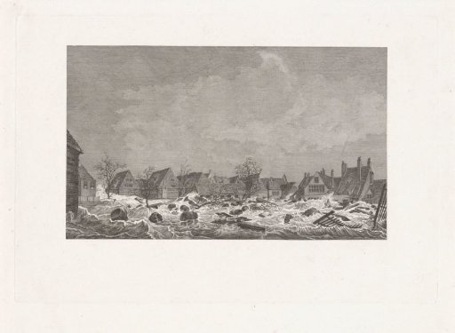 Breach of the Wijnbergse Kaai in Vlissingen, 1808
