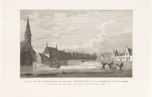 Flood in Kruiningen, 1808