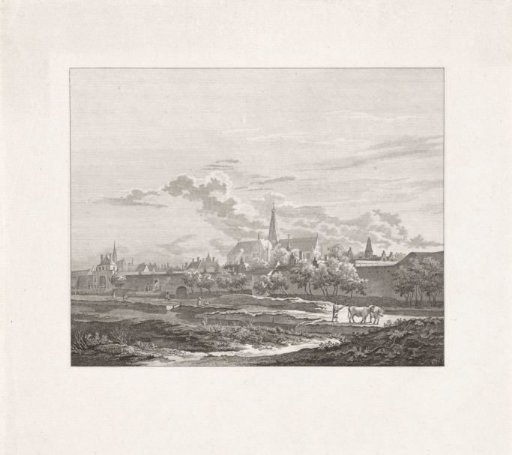 View of Haarlem with St. Bavo's Church and the Kruispoort