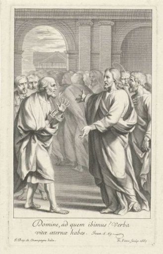 Christ among his disciples